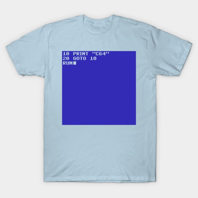 Commodore 64 Basic T-Shirt by sparklellama